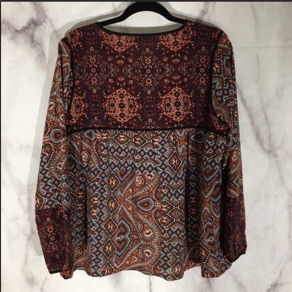 Sanctuary patchwork belle boho blouse sz.M - Picture 5 of 5
